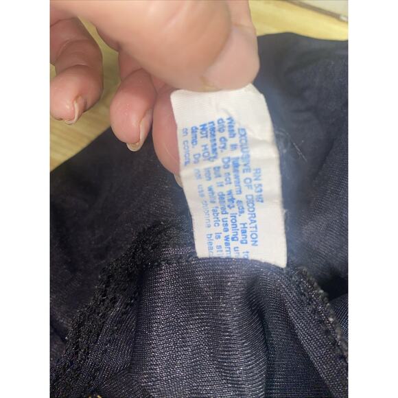 Vintage Mel-Lin Black Camisole Half Slip Nylon Lace Size Small USA Made - Picture 8 of 8